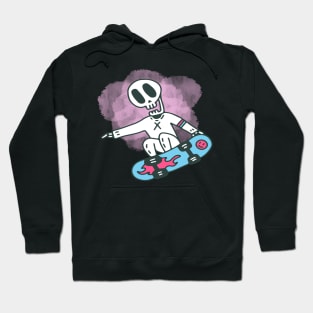 how to ride a skateboard, skateboard skeletons Hoodie